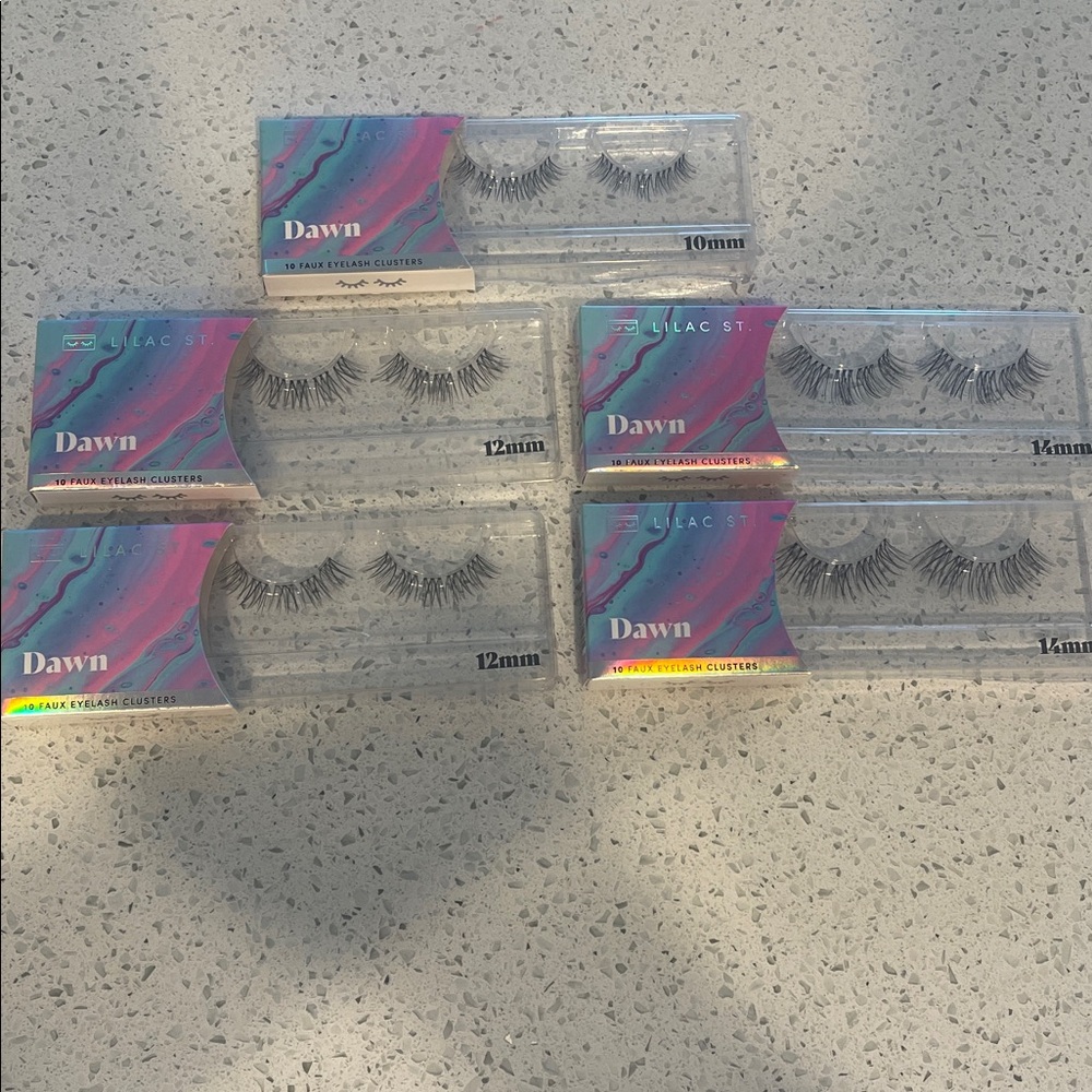 NWT LilacSt 5-Pack Black Dawn Style Lashes